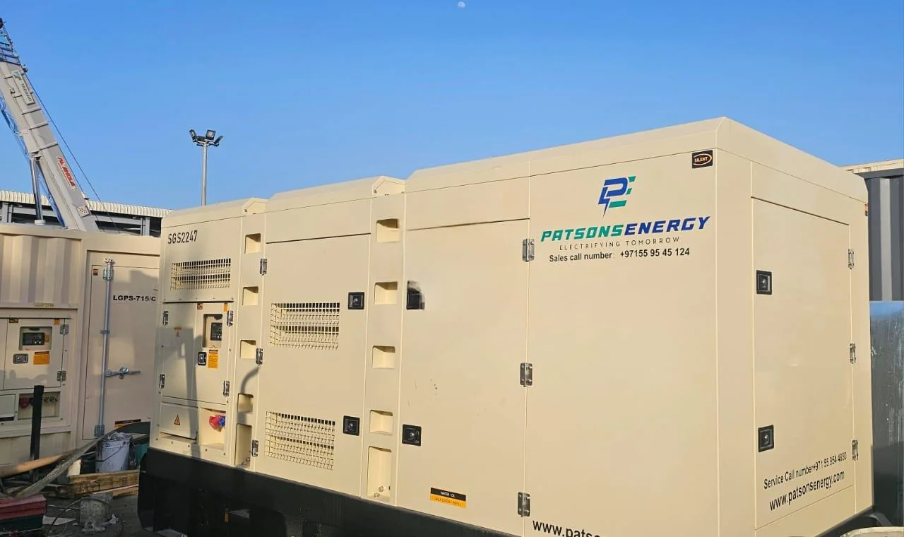 Patsons Energy sound-attenuated generator packages documented in the company profile